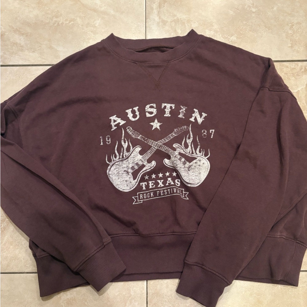 Aeropostale Dark Brown Sweatshirt